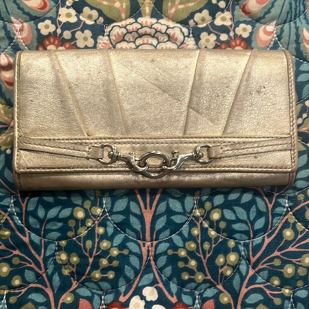 Coach Golden buckle wallet